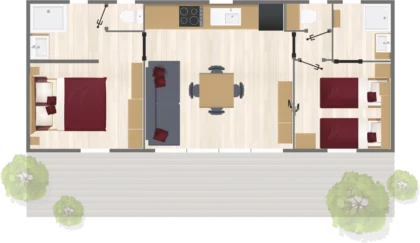 Lodge Grand Bé 9 plan implantation grandbe21